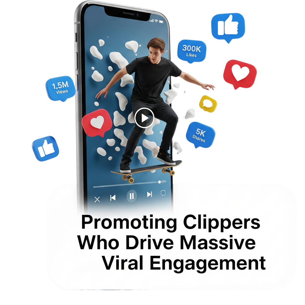 Promoting clippers who drive massive viral engagement